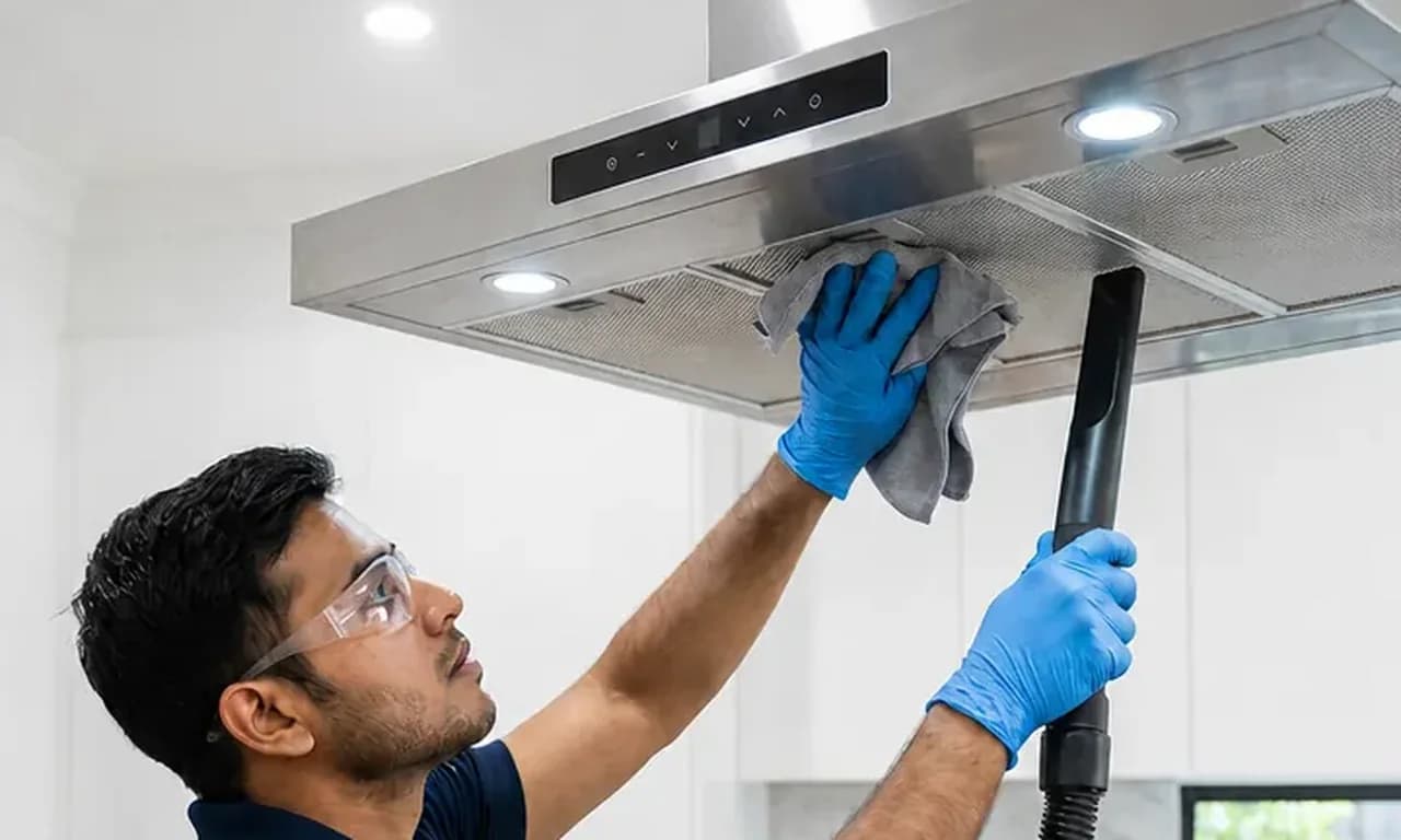 Wall-Mounted Chimney Installation